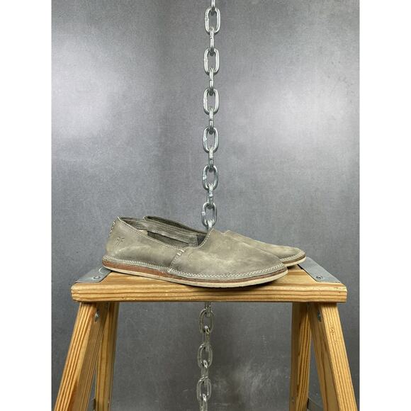 Frye Milly A Line Loafers Womens 6M Charcoal Slip‎ On - Picture 1 of 7
